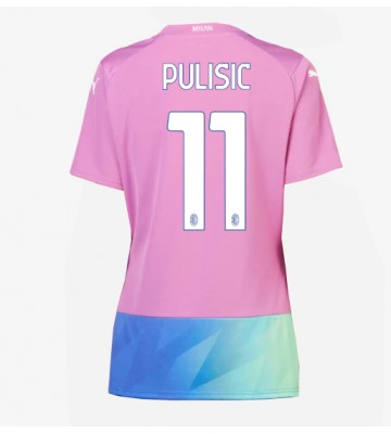 AC Milan Christian Pulisic #11 Koszulka Trzecich Kobiety 2023-24 Krótki Rękaw